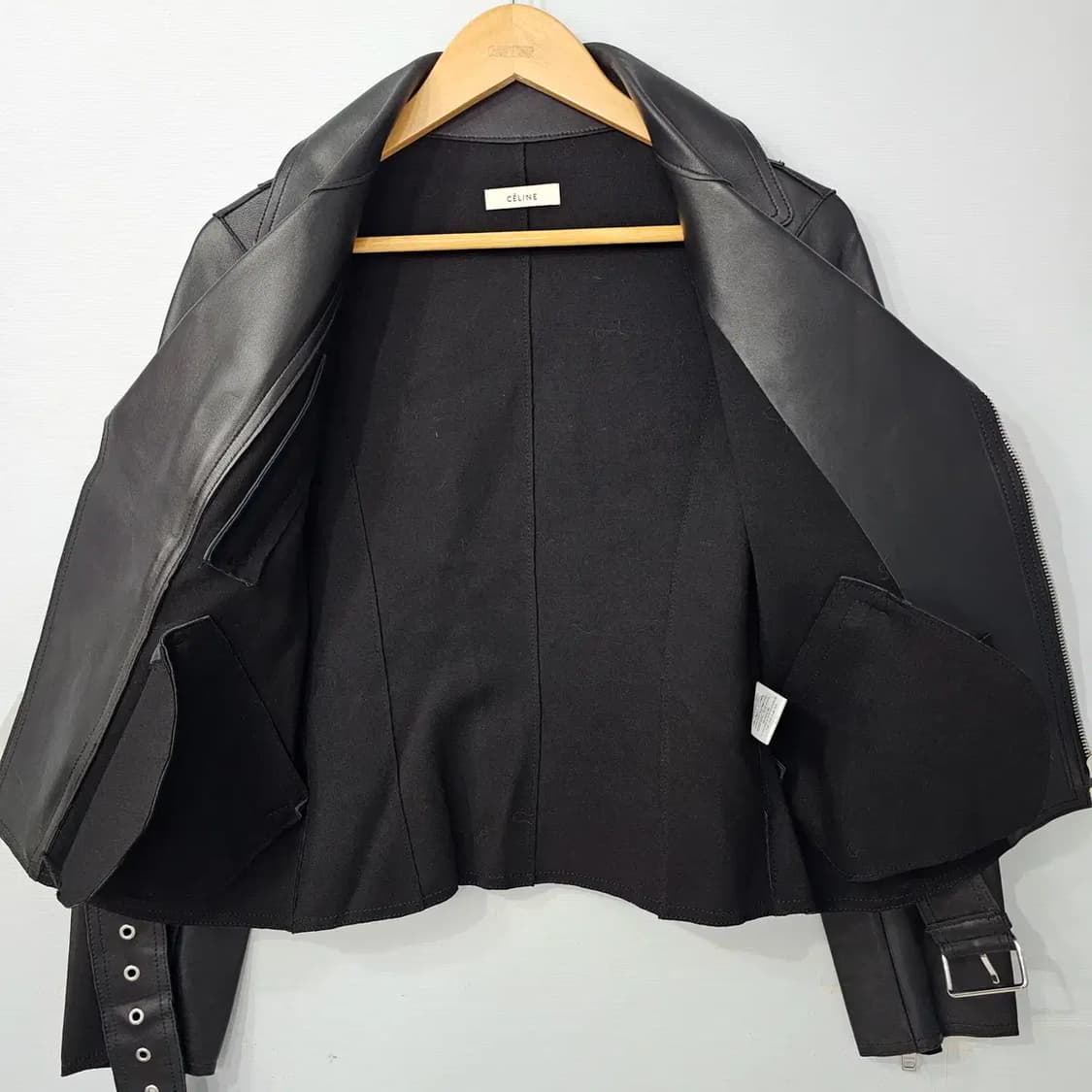 CELINE 셀린느 클래식 램스킨 바이커 자켓 55반 상품이미지7