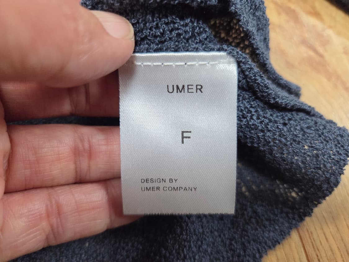 유메르(UMER) 레스 부클가디건 55-66 상품이미지4