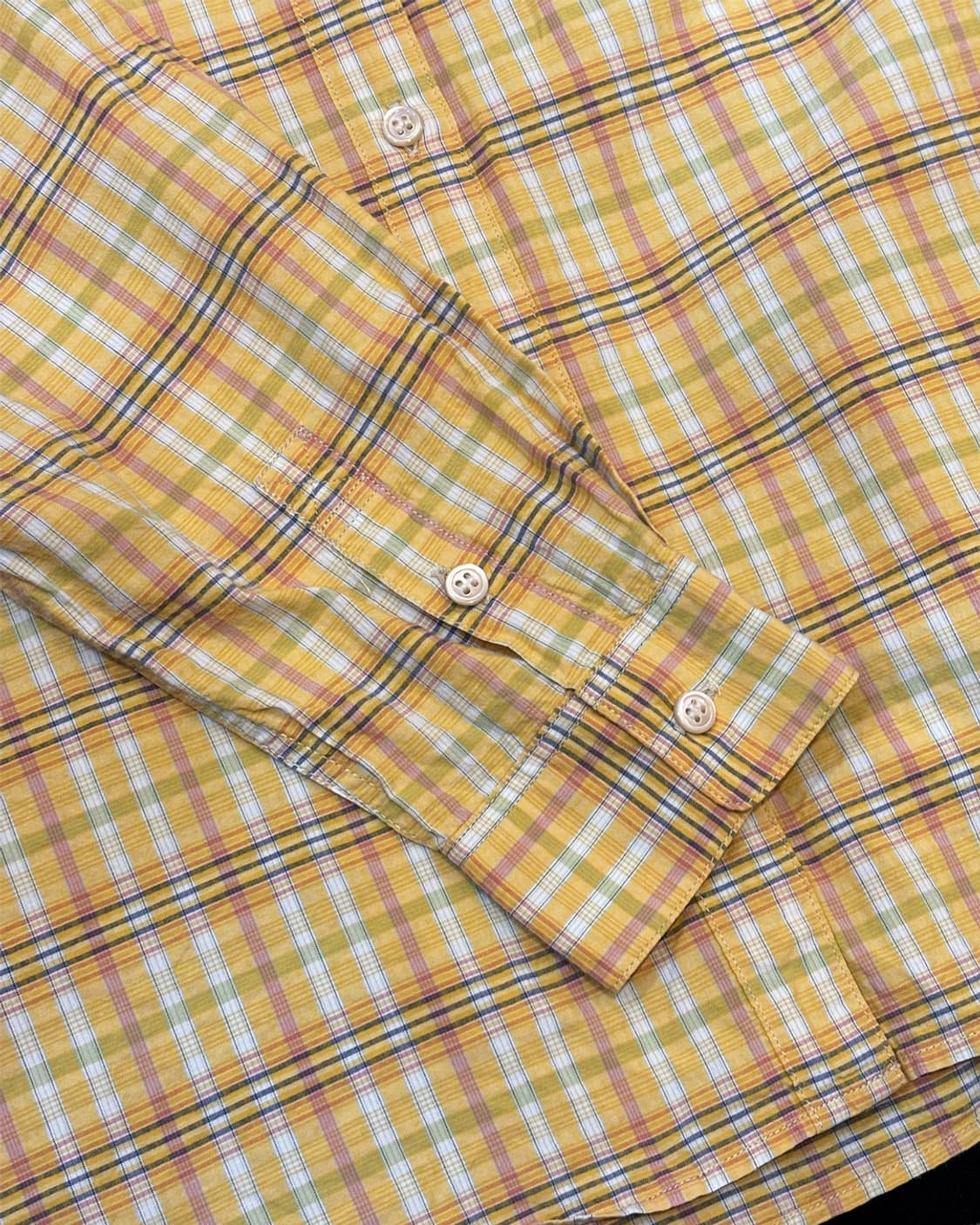 일본빈티지 mademoiselle non non 체크셔츠 상품이미지3