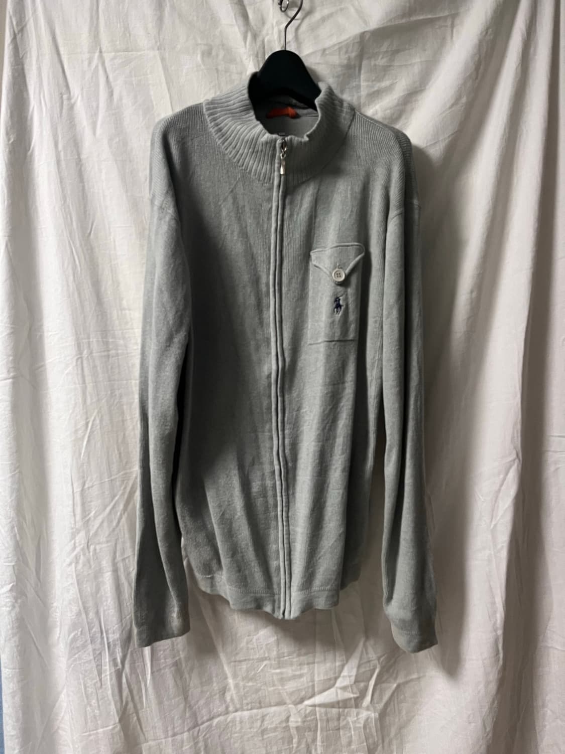 Polo Vintage Pocket Mint Zip Knit 상품이미지1