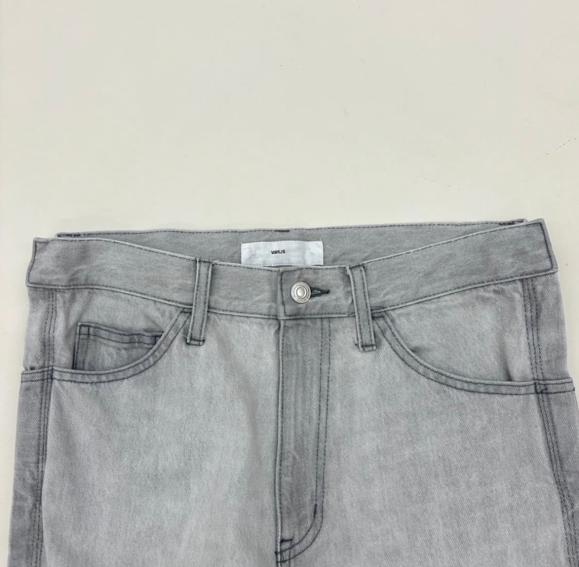 토가 비릴리스 지퍼 그레이 부츠컷 팬츠 상품이미지2