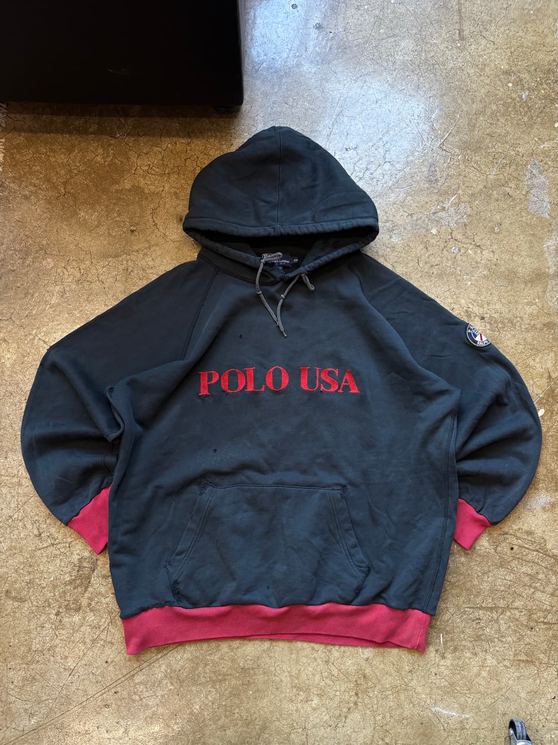 88년도 생산 korea 폴로 스웻 후디 상품이미지1