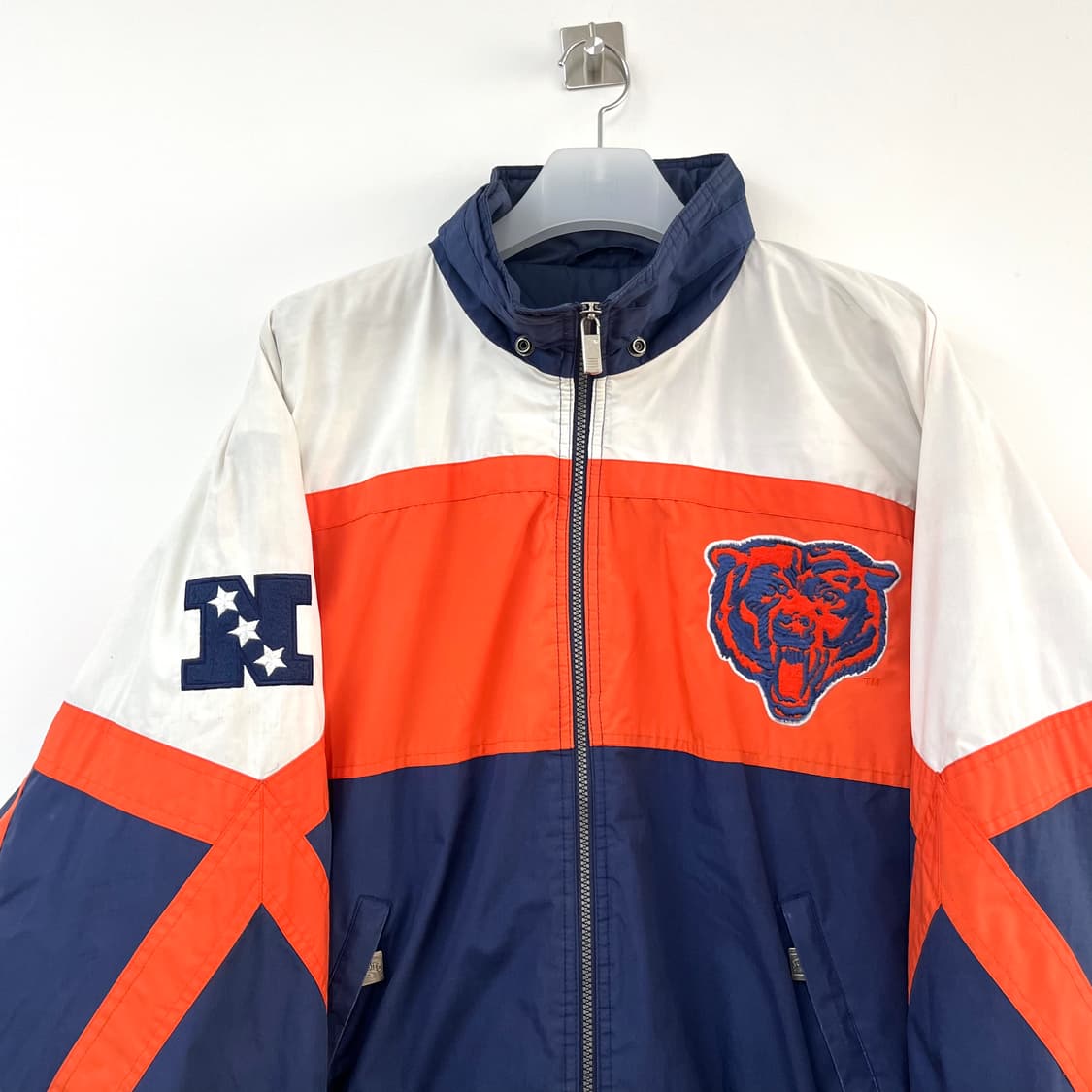 NFL 90s 시카고 베어 자수로고 집업 자켓 상품이미지5