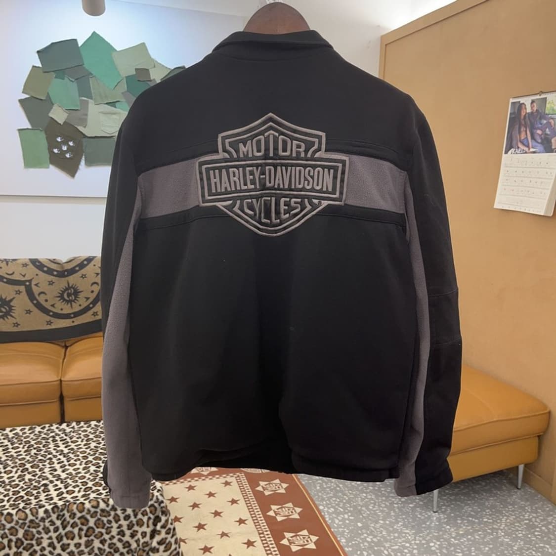 할리 데이비슨 올드스쿨 스트릿 모터사이클 레이싱 자켓 S C09494 상품이미지4
