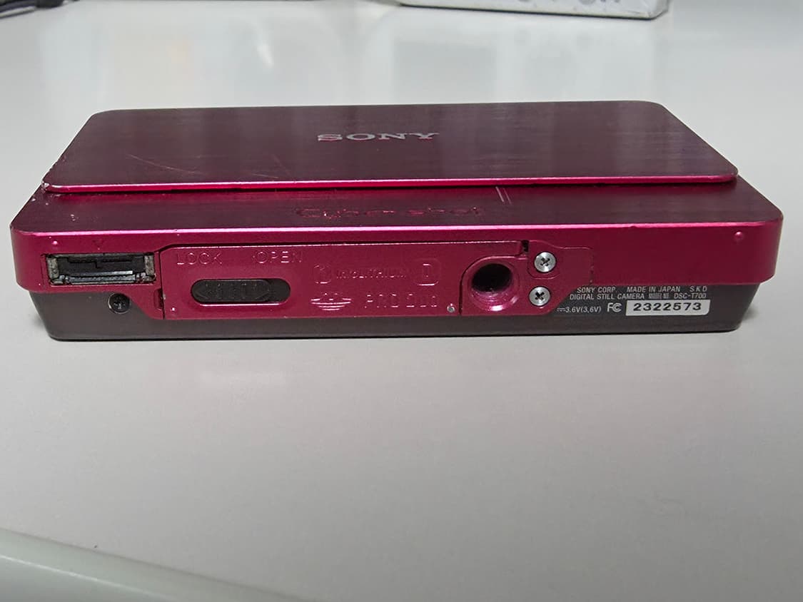 소니 사이버샷 DSC-T700 빈티지 디지털카메라 상품이미지5