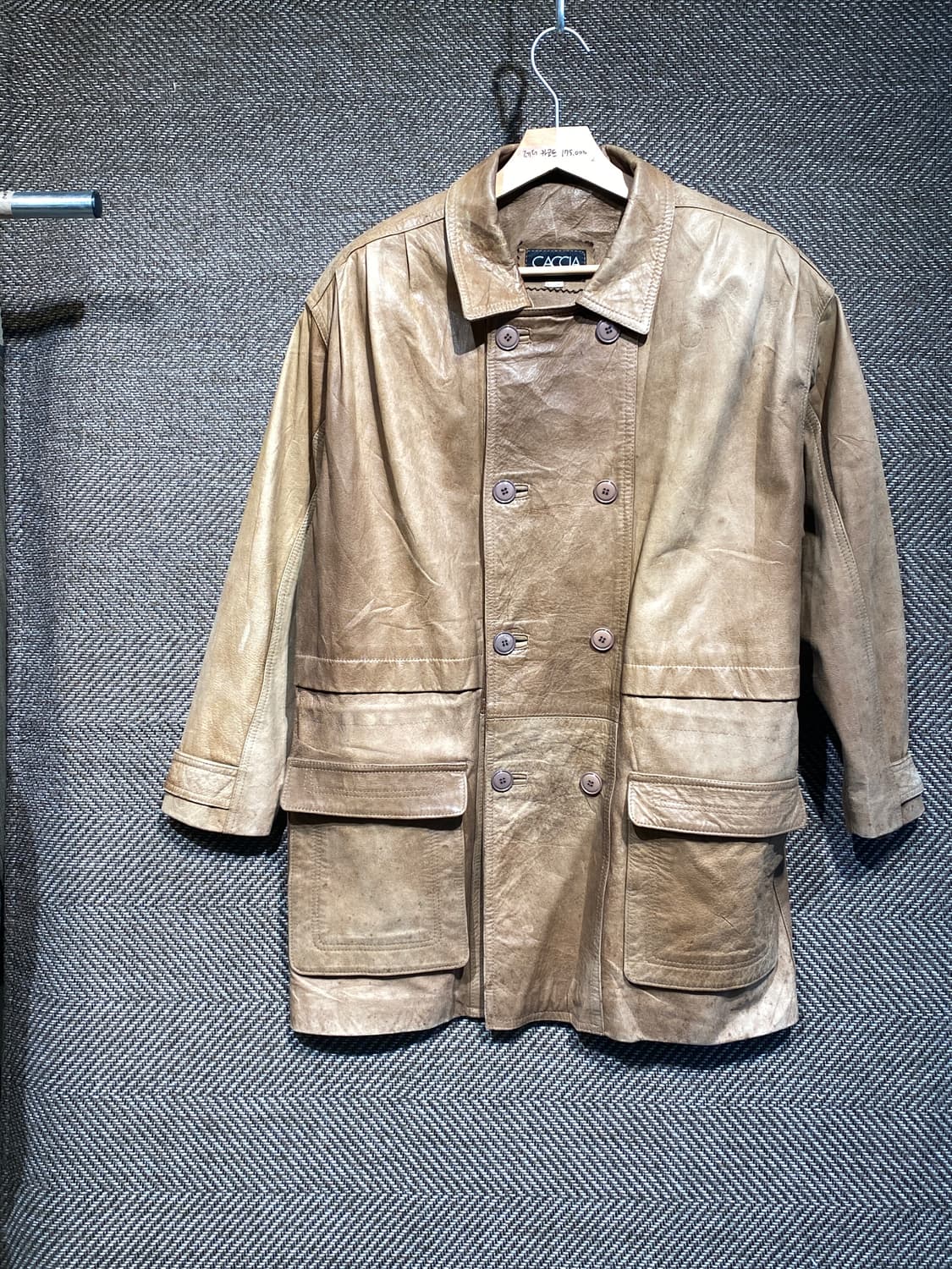 CACCIA 레더 카코트 상품이미지4