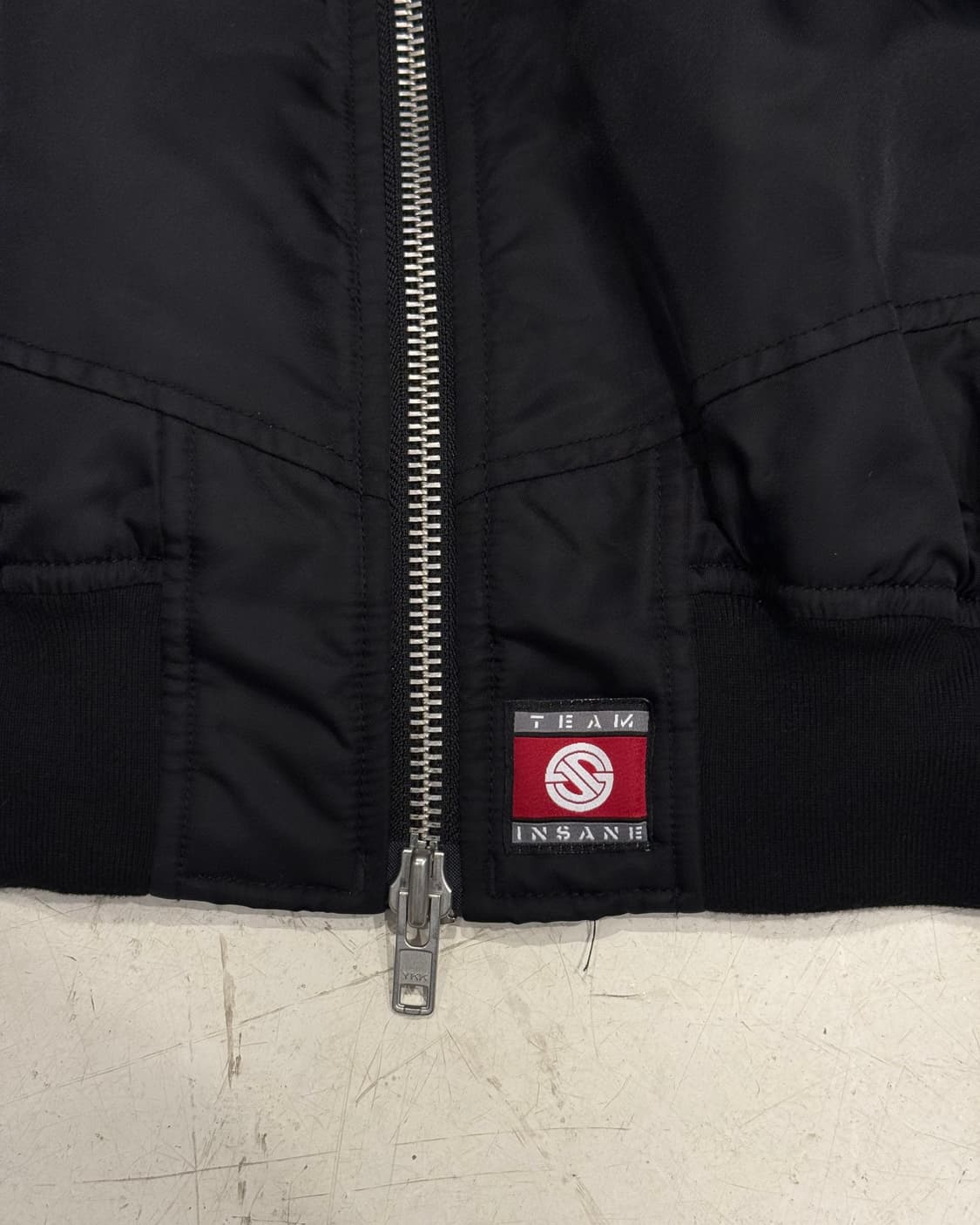 인세인 개러지 패티드 나일론 봄버자켓 상품이미지3