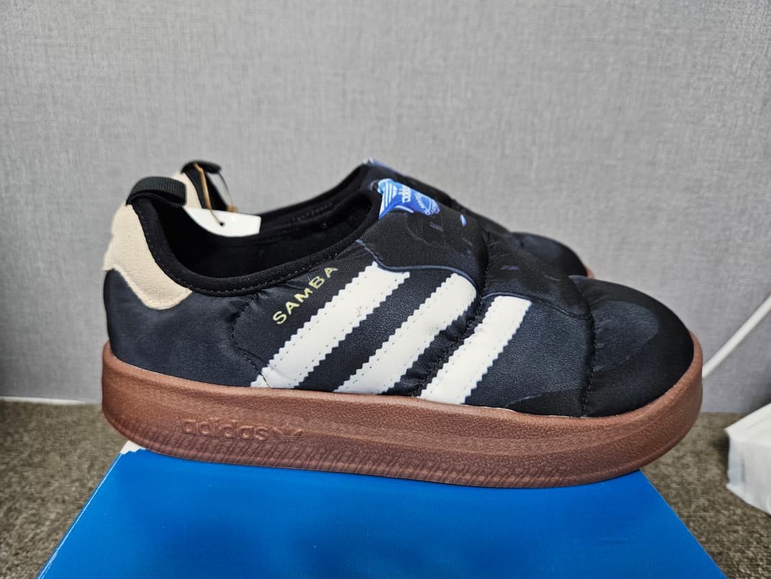 아디다스 퍼피렛 삼바 코어 블랙 245 새상품 상품이미지7