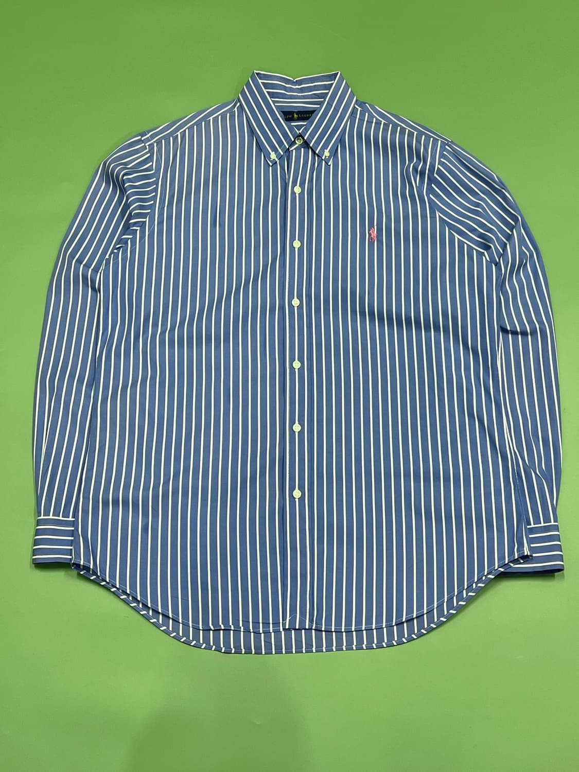 (M) 랄프로렌 핑크포니 스트라이프 셔츠 상품이미지2