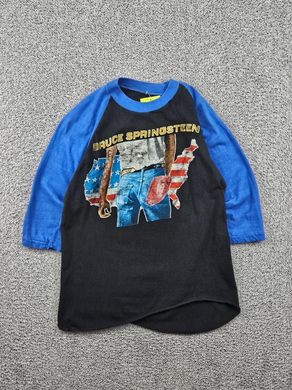 80's USA 브루스스프링스틴 싱글스티치 롱슬리브 (S추정)/11950 상품이미지2