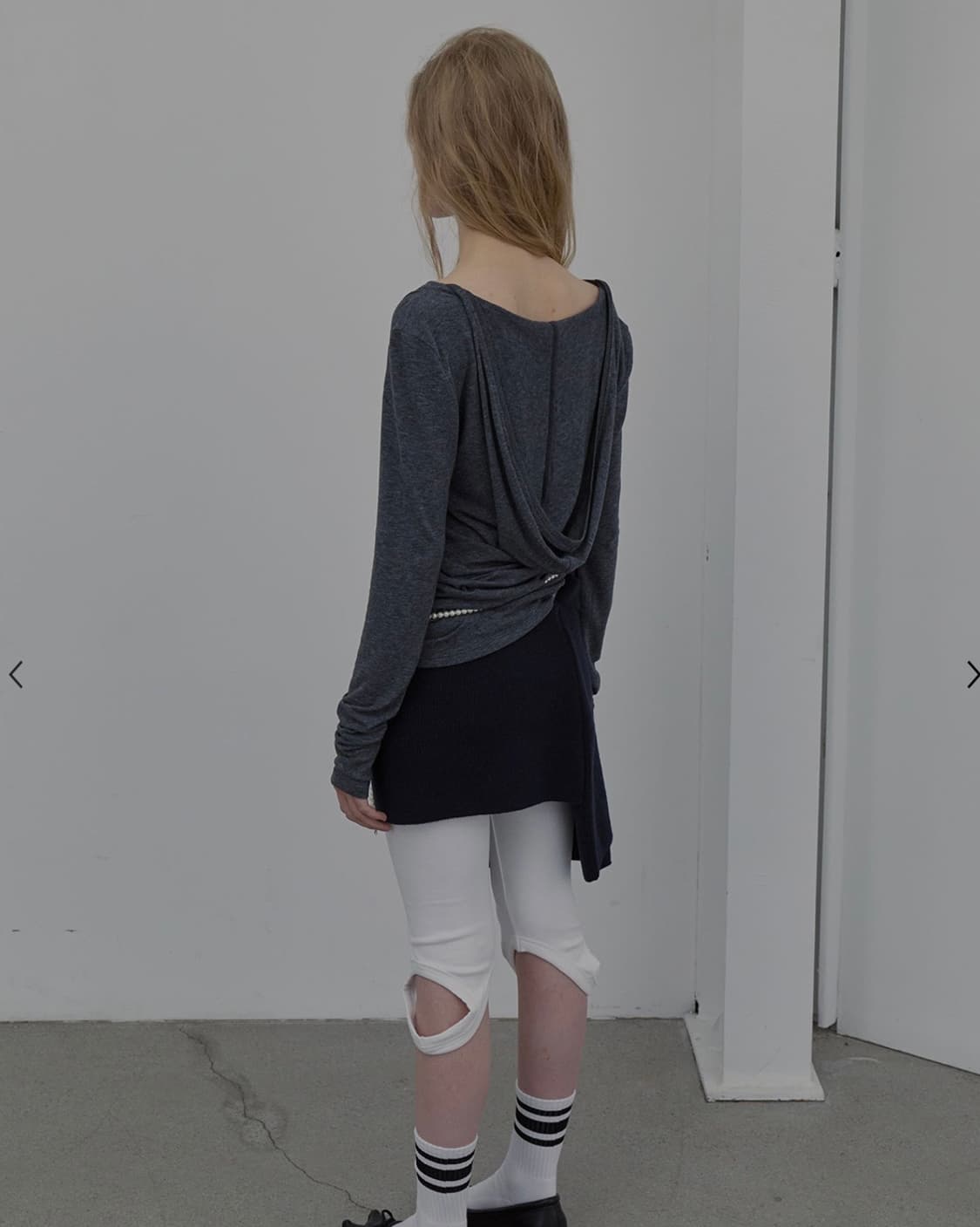 lcdc / DART-DETAIL HOODIE (MELANGE GREY) 상품이미지2