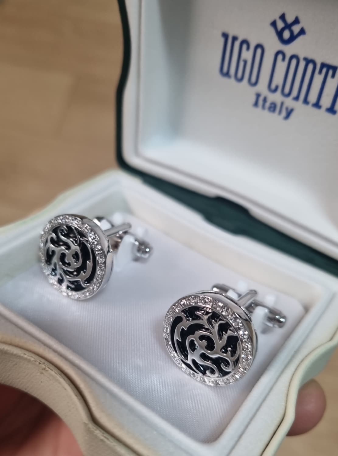 우고콘티 커프스링크 새상품 상품이미지2