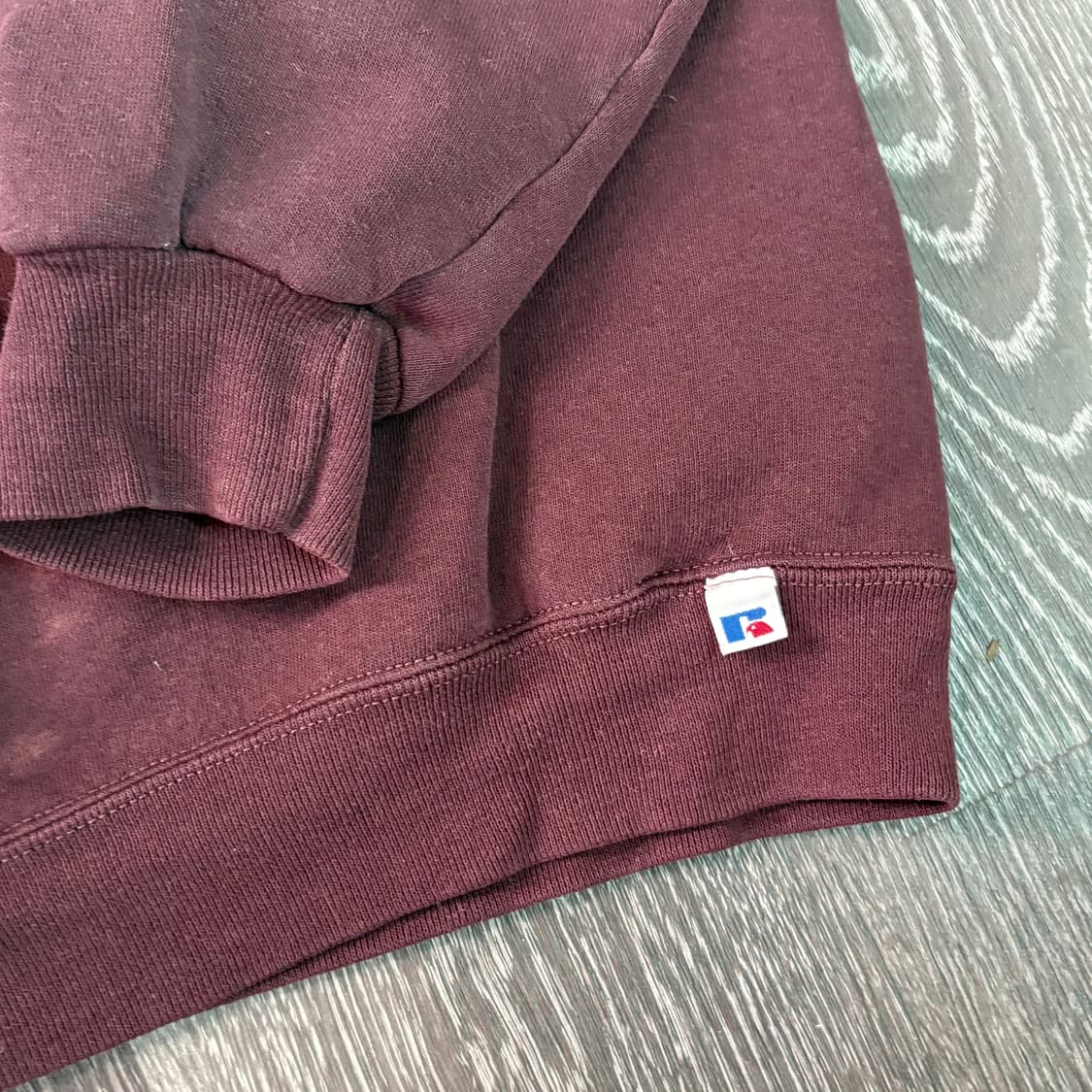 [L] 러셀 스웻셔츠 맨투맨 마룬 와인 상품이미지2