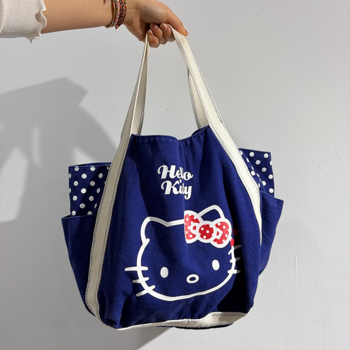 헬로키티 도트 땡땡이 숄더백 가방 상품이미지3