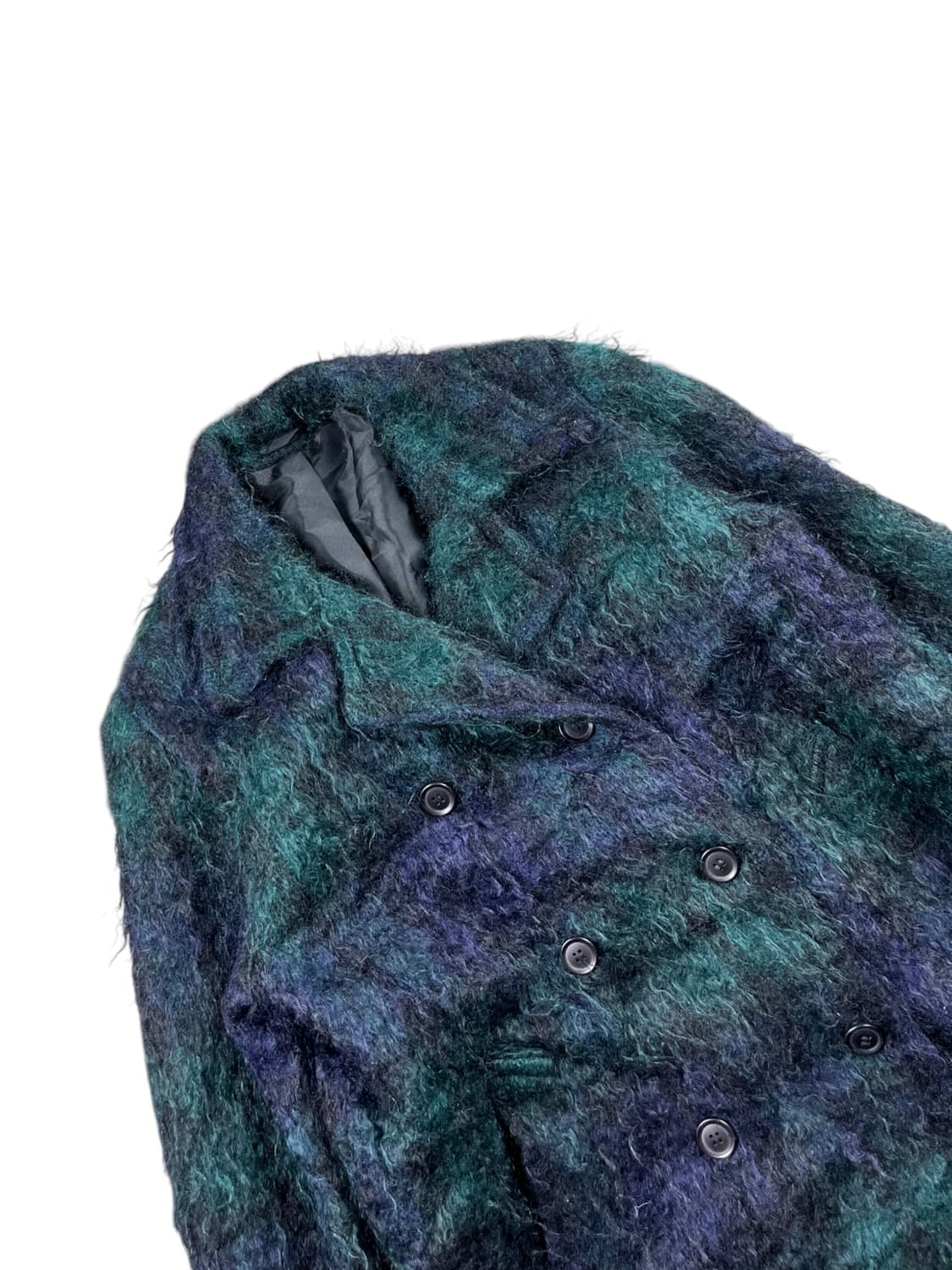 Vintage (Made in UK) 모 헤어 하프 코트   상품이미지2