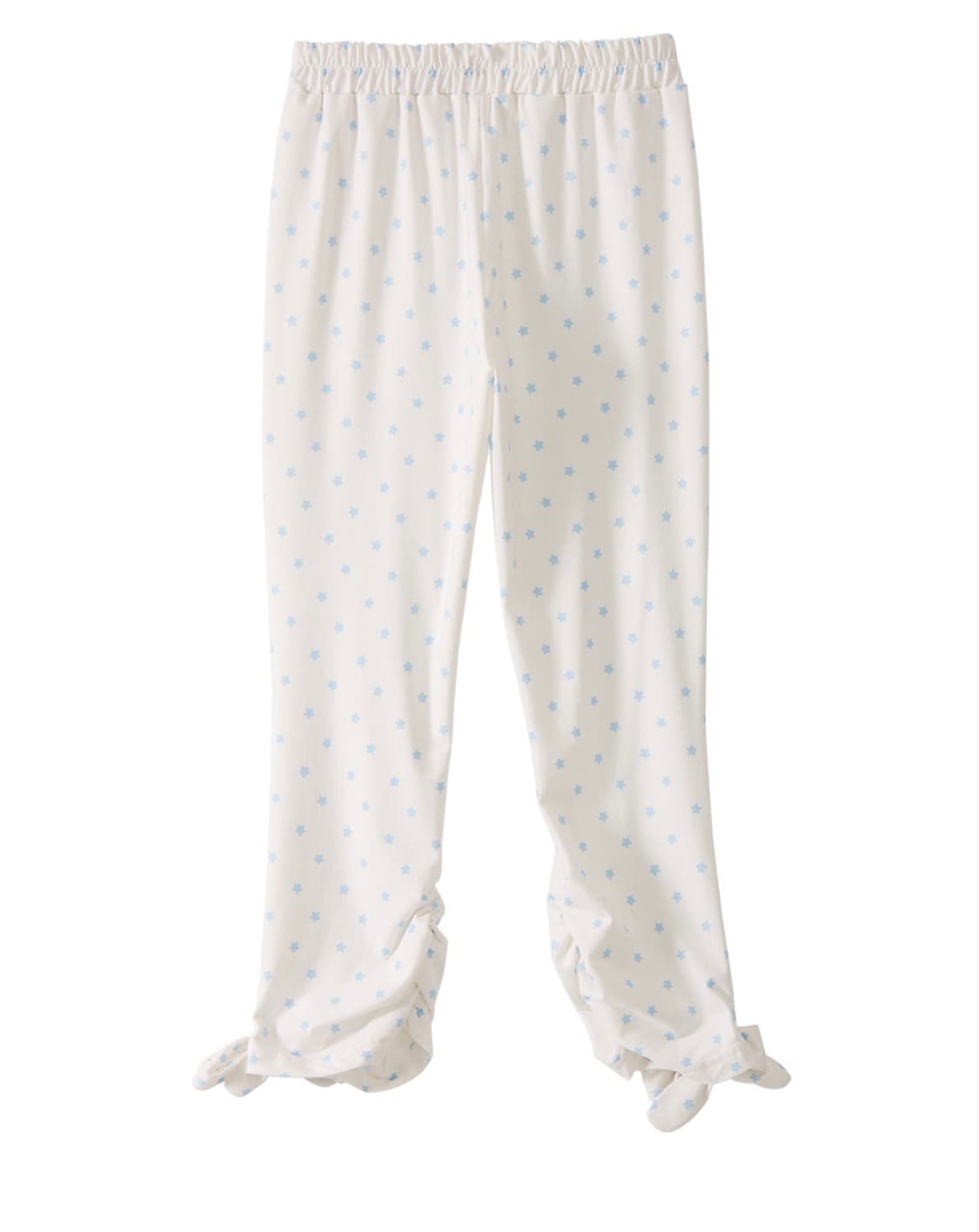 Ribbon-Tie Cropped Leggings_Star white 상품이미지2