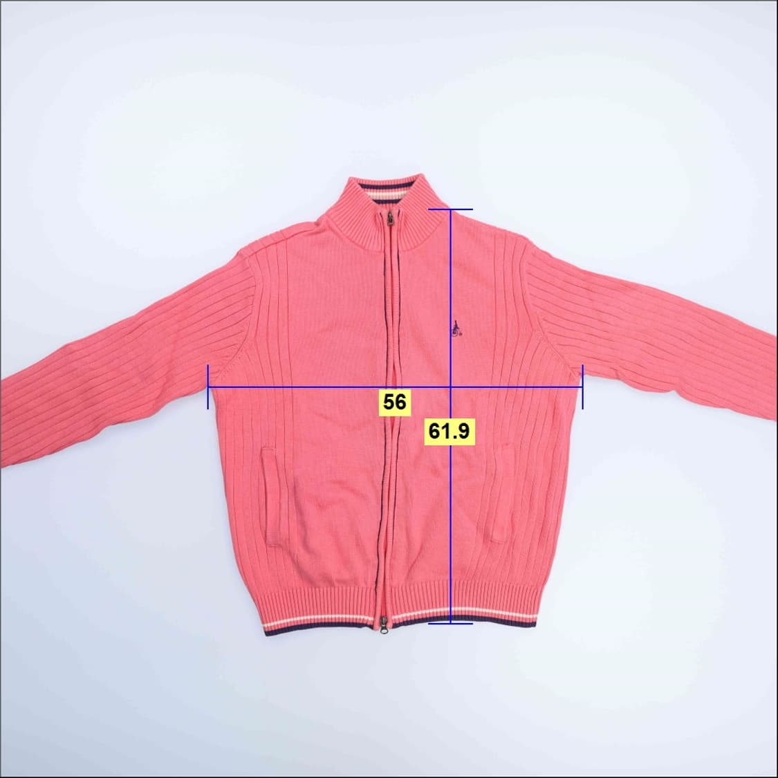 100 빈폴 니트 집업 자켓 0210H1 상품이미지6