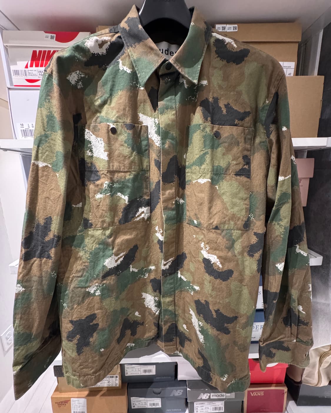 [103] Études 카모 스냅 셔츠 상품이미지2