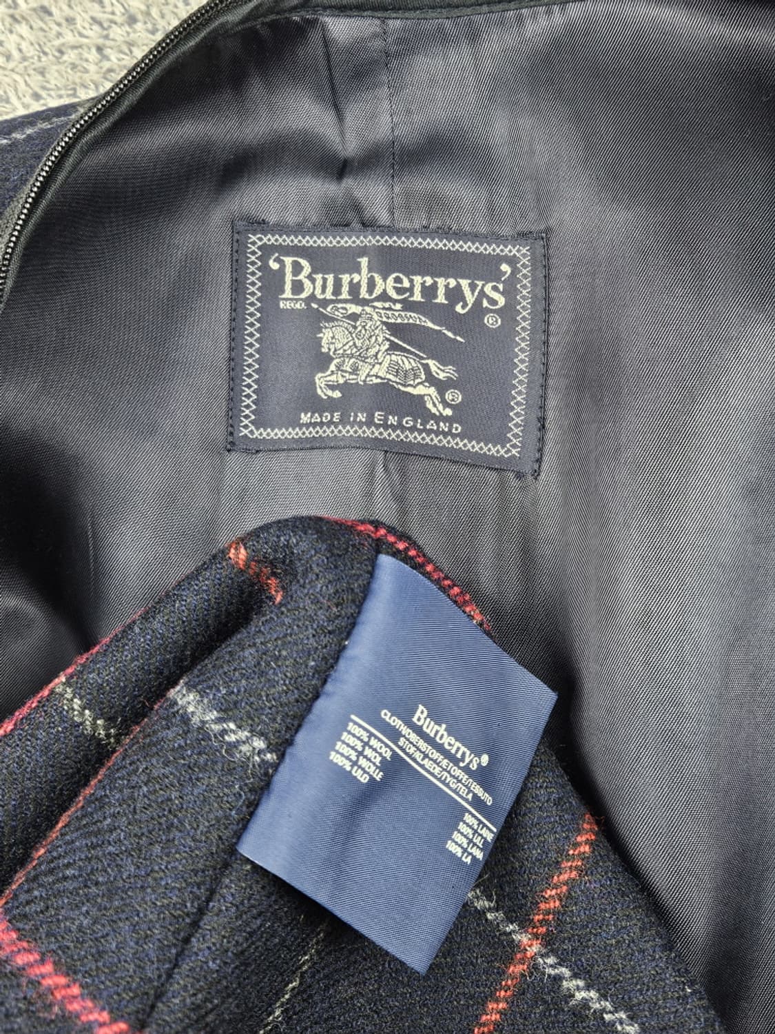 버버리 울 베스트 싱글 트렌치 코트 ( 상세설명참조 ) / 10549 상품이미지9