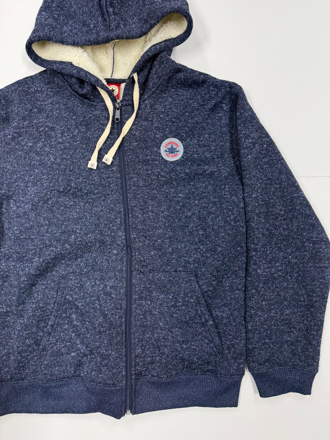 컨버스 양털 기모 후드집업 상품이미지2