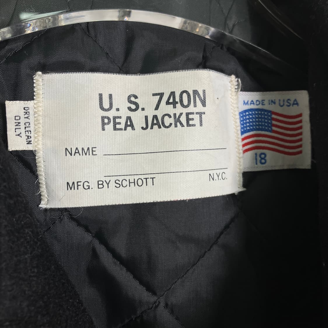 Schott 쇼트 740N 클래식 피코트  상품이미지3