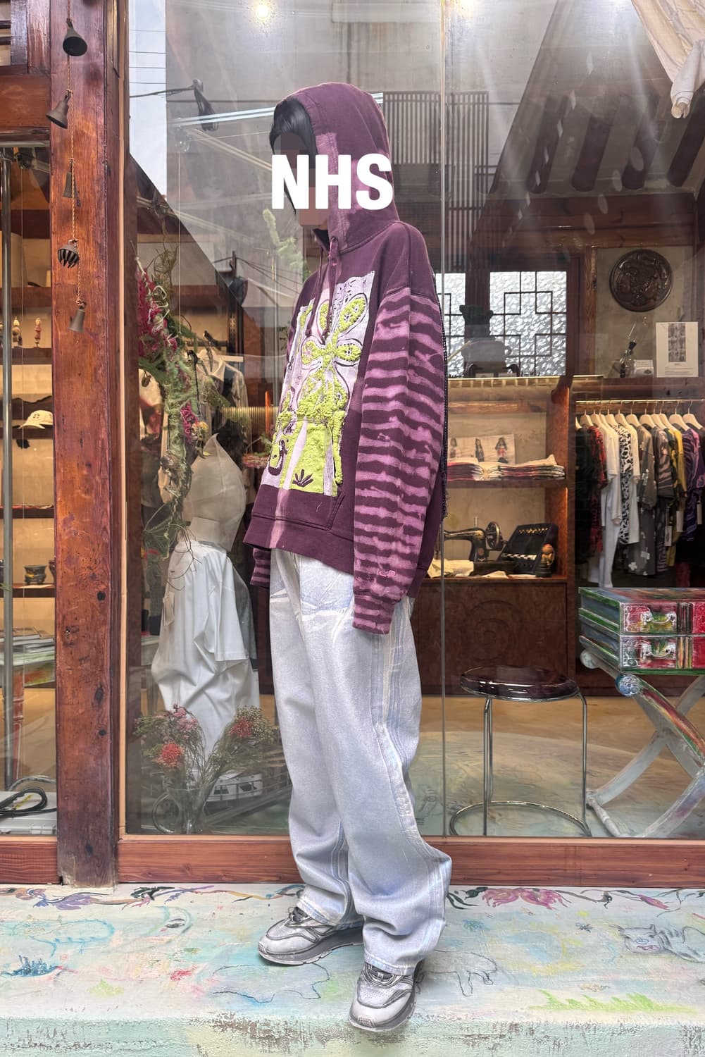 EPI•TAPH london hand graphic Hoodie 상품이미지8