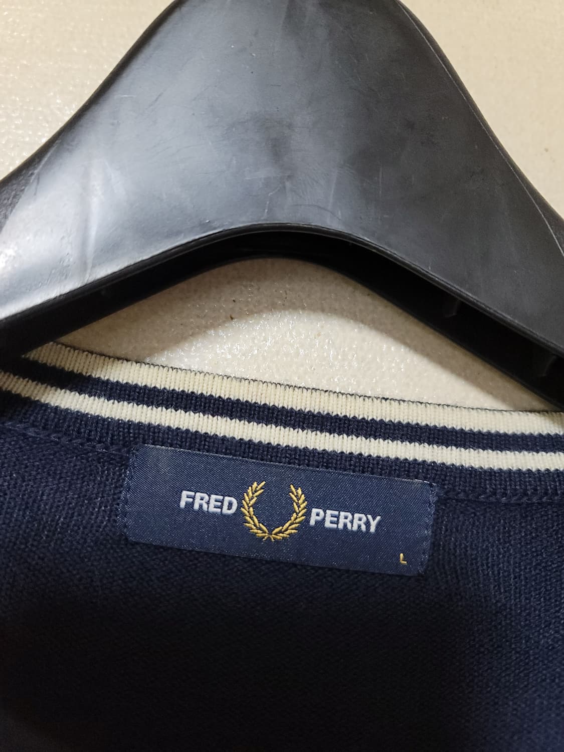 프레드페리 크루넥 니트 상품이미지6