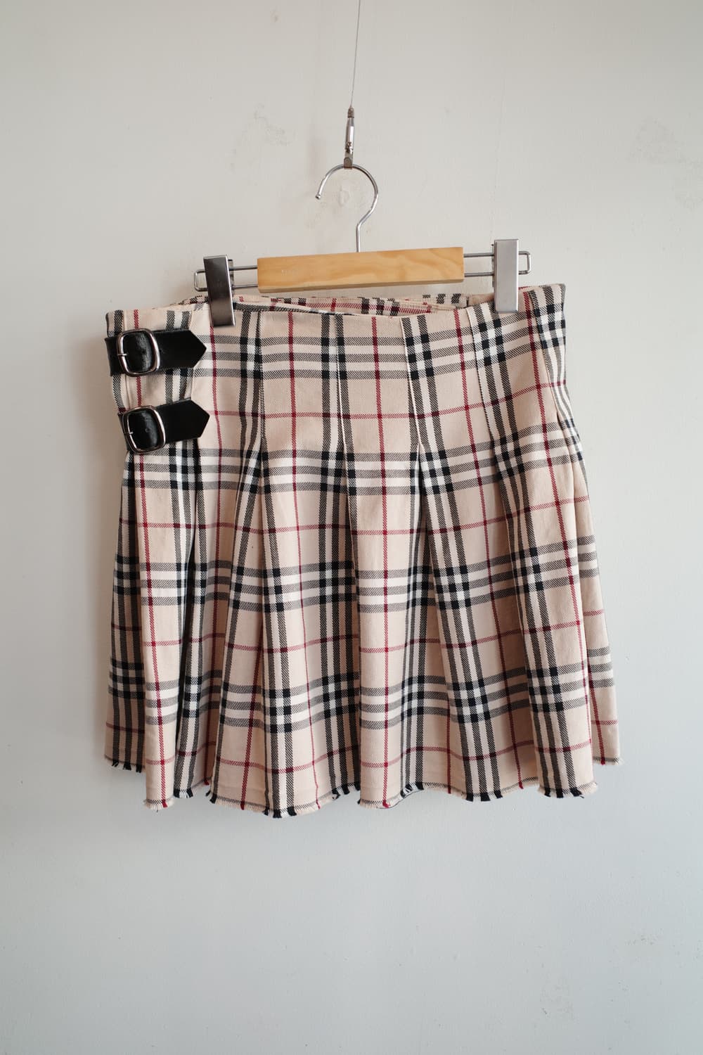 Burberry 버버리 노바체크 코튼 랩 스커트 (31인치) 상품이미지7