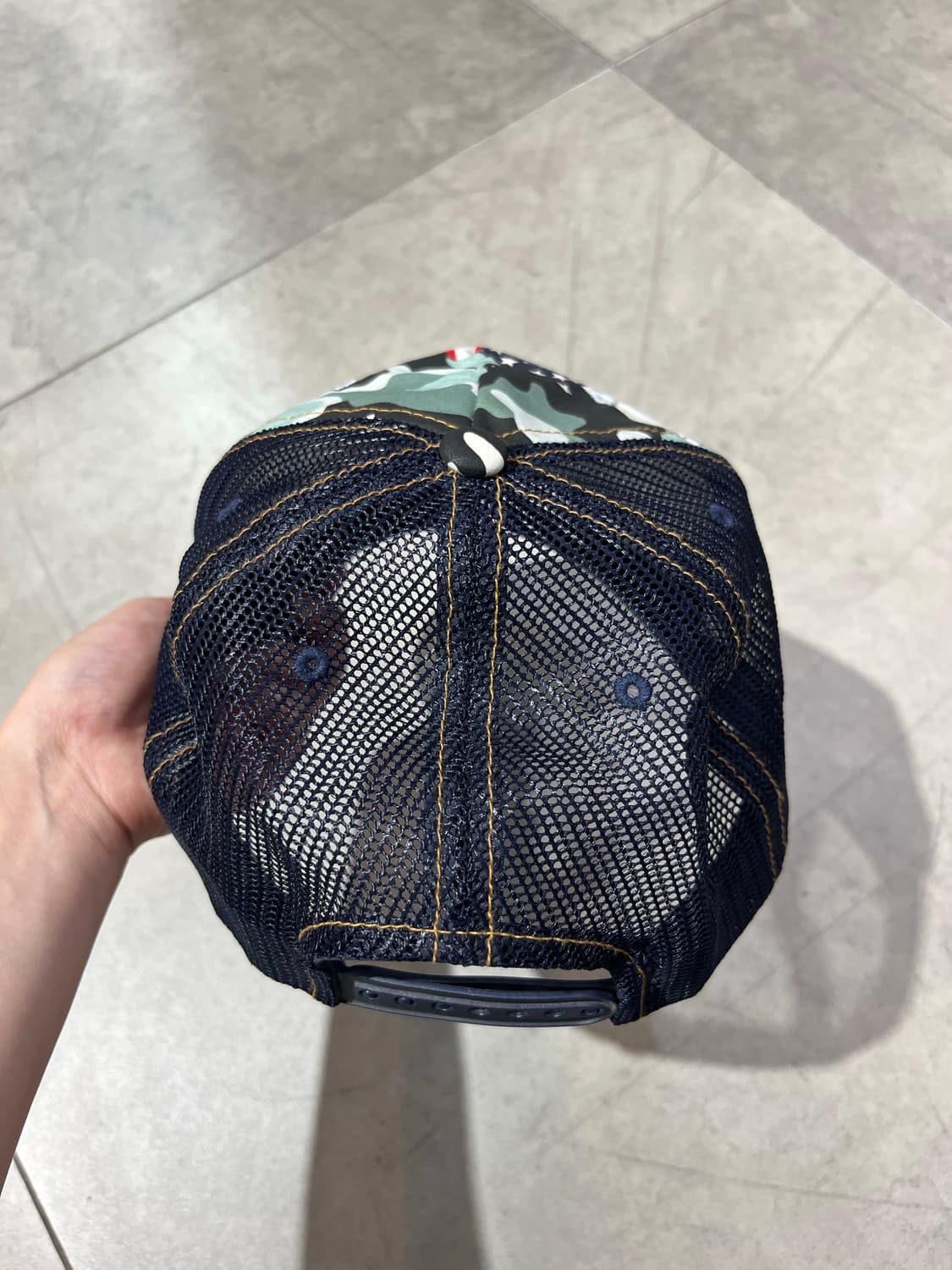 Von Dutch 카모 미국 국기 메쉬 볼캡 상품이미지8