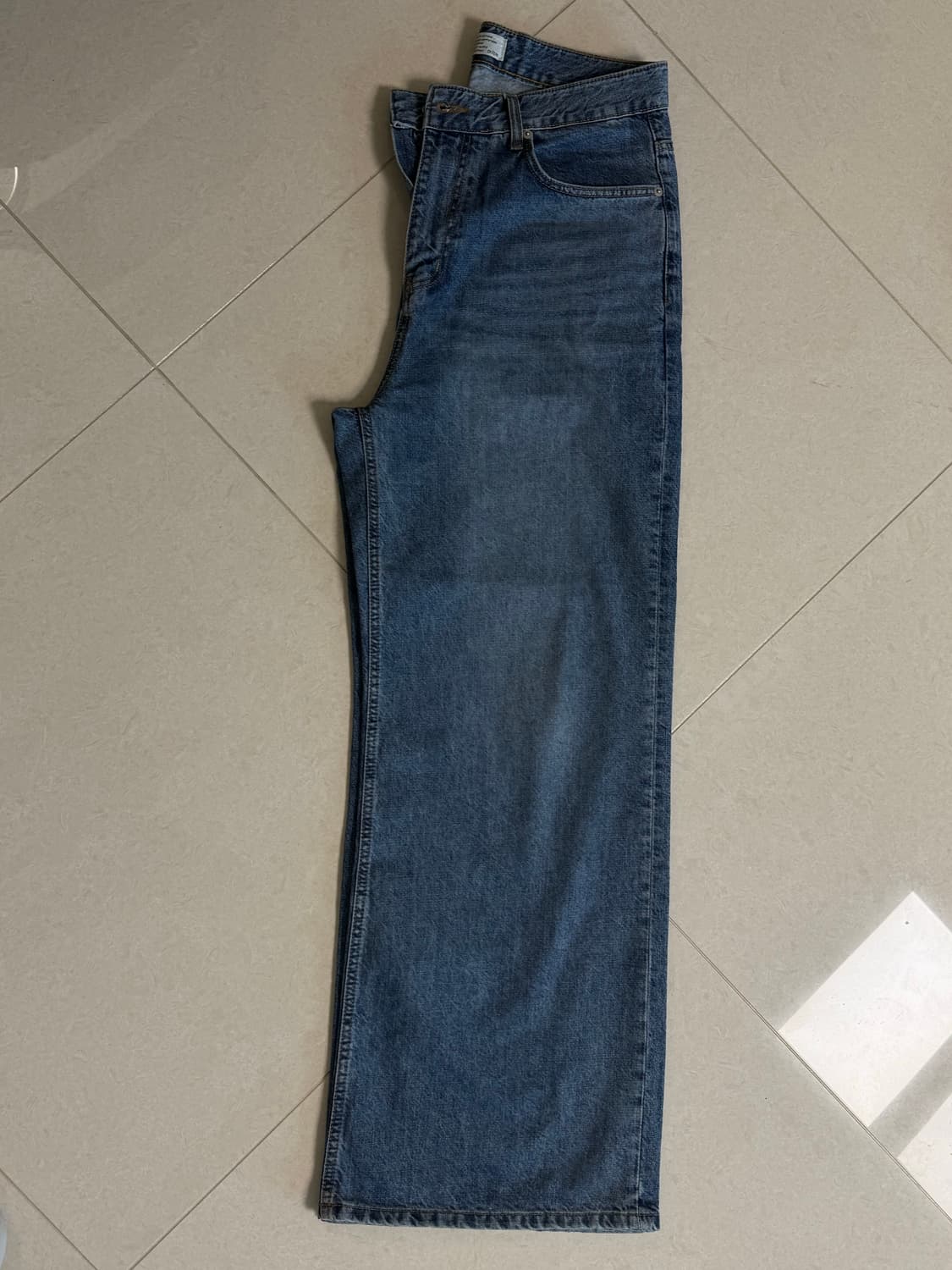 다이브인 와이드 플레어 데님 블루 2 상품이미지2