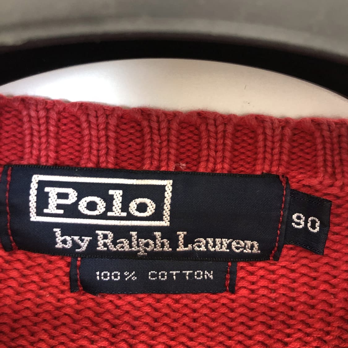 폴로 랄프로렌 00s 코튼 포니니트 90-95  상품이미지5