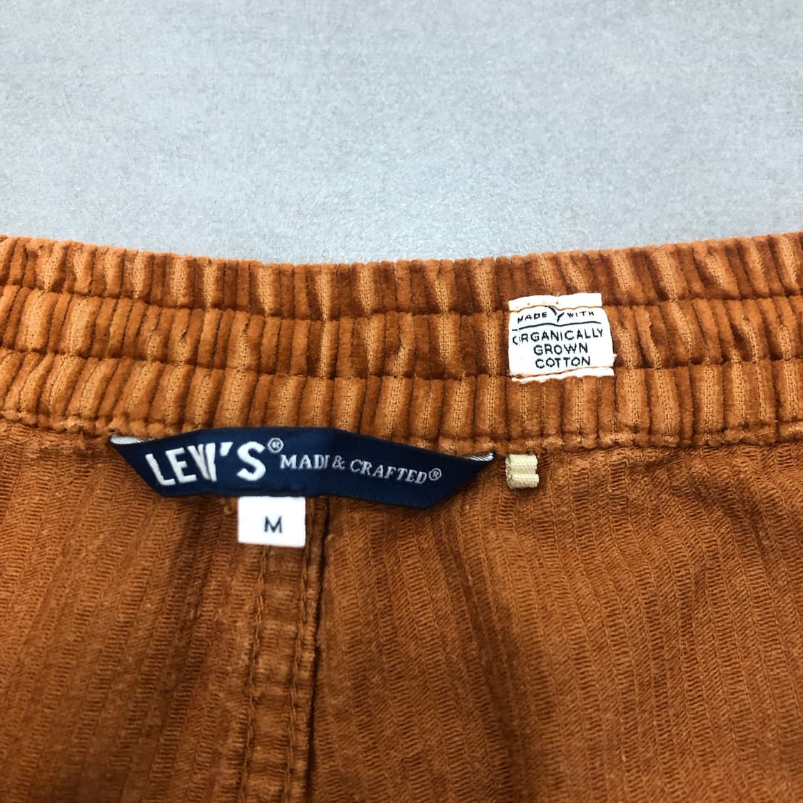 리바이스 오가닉코튼 코듀로이 스트링 팬츠 샘플 바지 M 상품이미지3