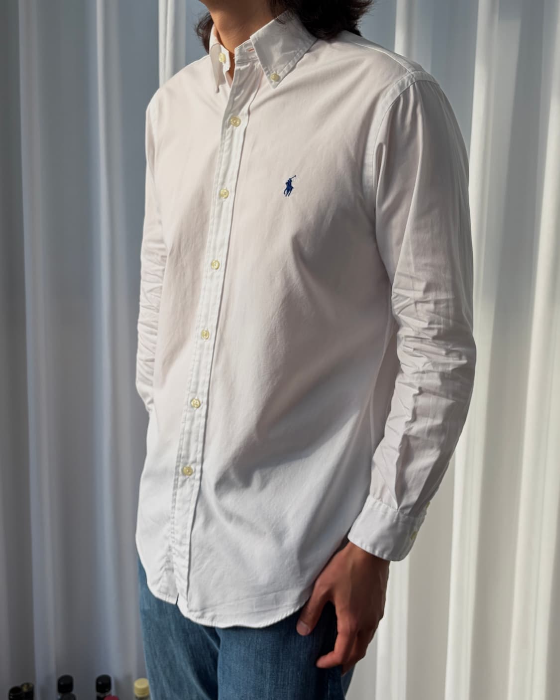 [S]폴로 랄프로렌 화이트 포플린 셔츠 상품이미지1
