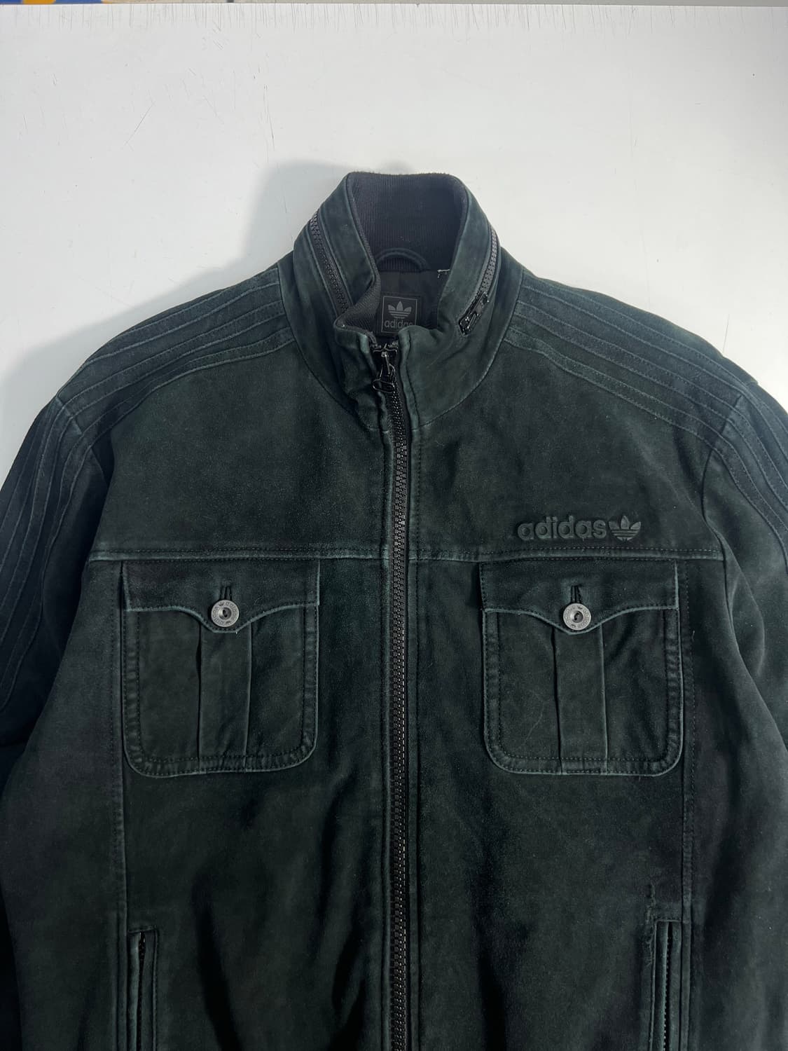 00s) Adidas suede jacket (sample model) 상품이미지2