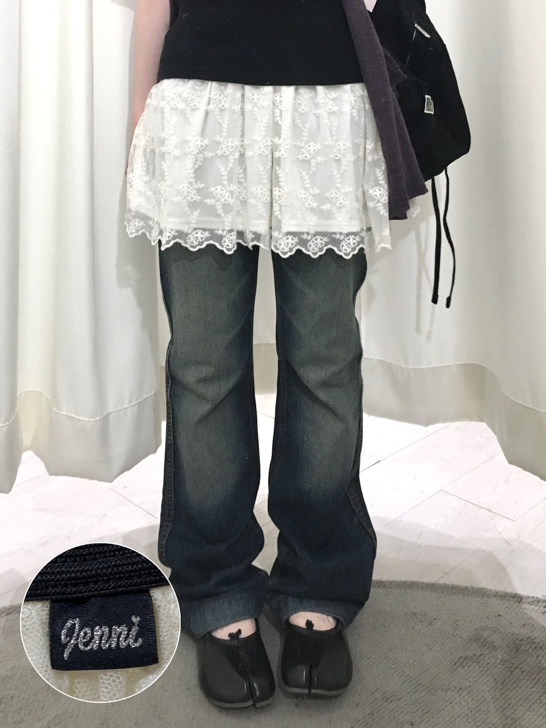 jenni lace layered skirt 상품이미지1