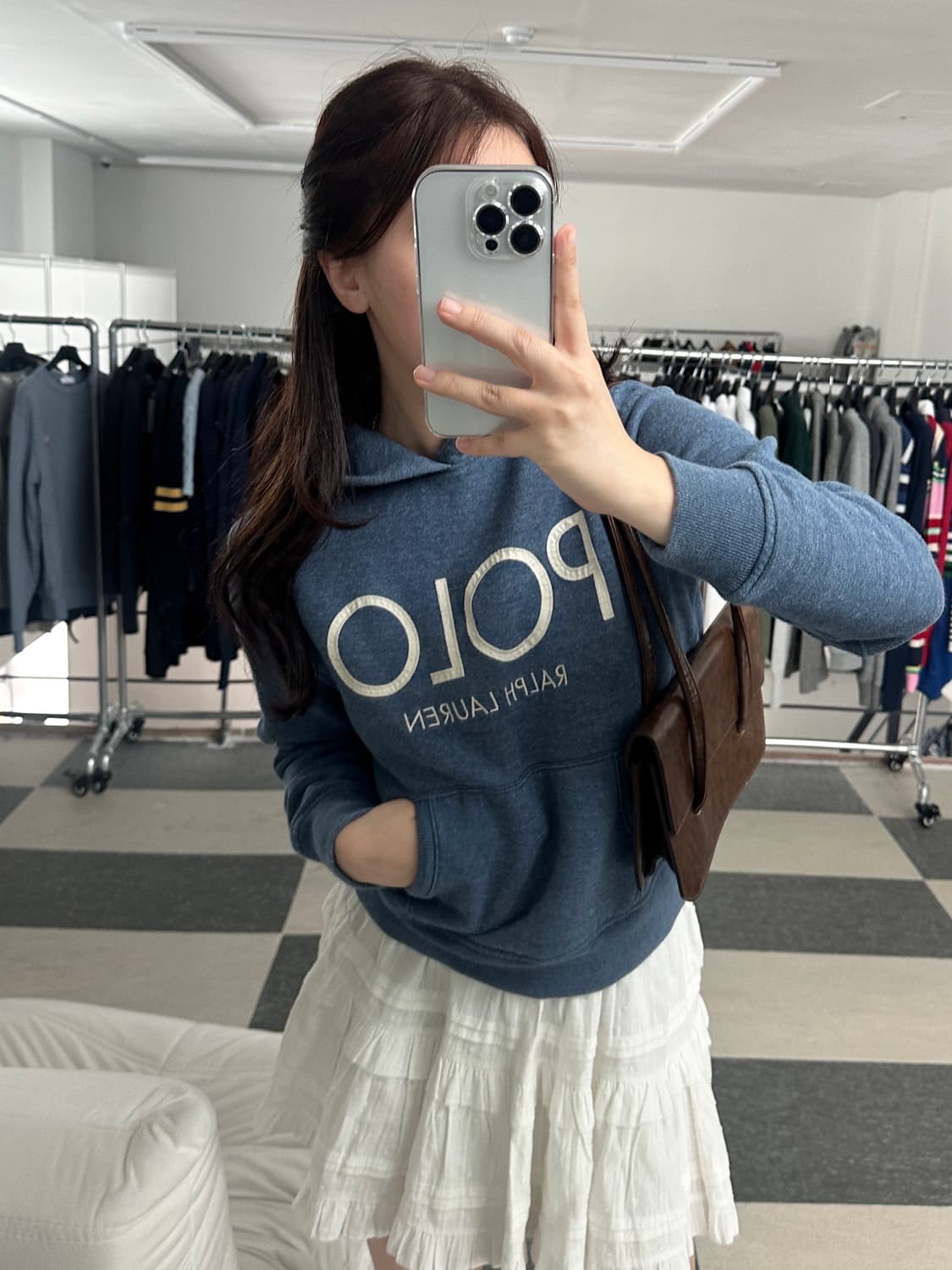 폴로 랄프로렌 빅로고 후드 티셔츠  상품이미지8