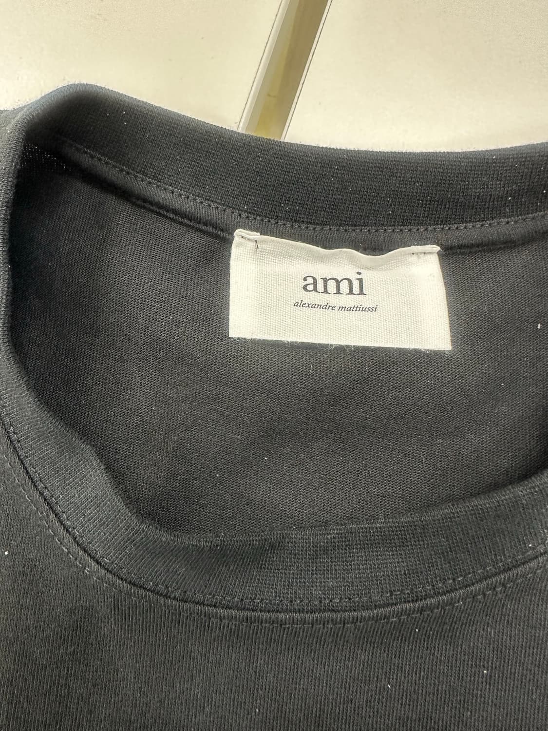 라지 사이즈/ ami 아미 반팔 블랙 상품이미지2