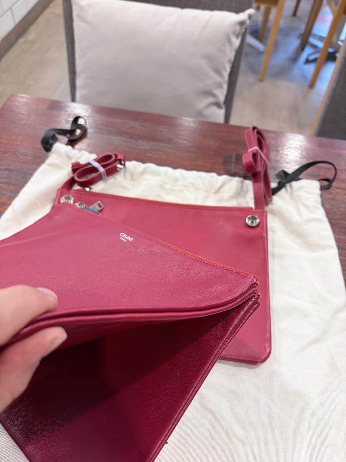 셀린느 피비파일로 올드셀린 트리오백 라지  상품이미지6