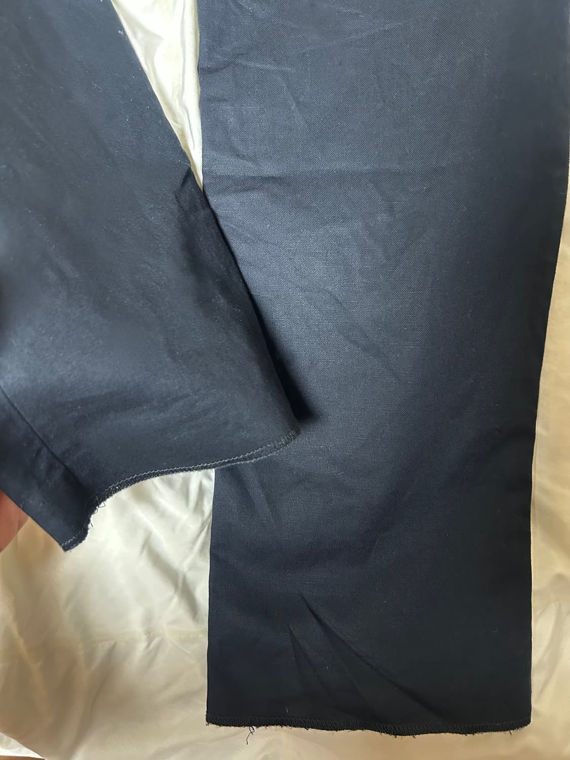 maison margiela 16ss cut-off pants black 상품이미지9