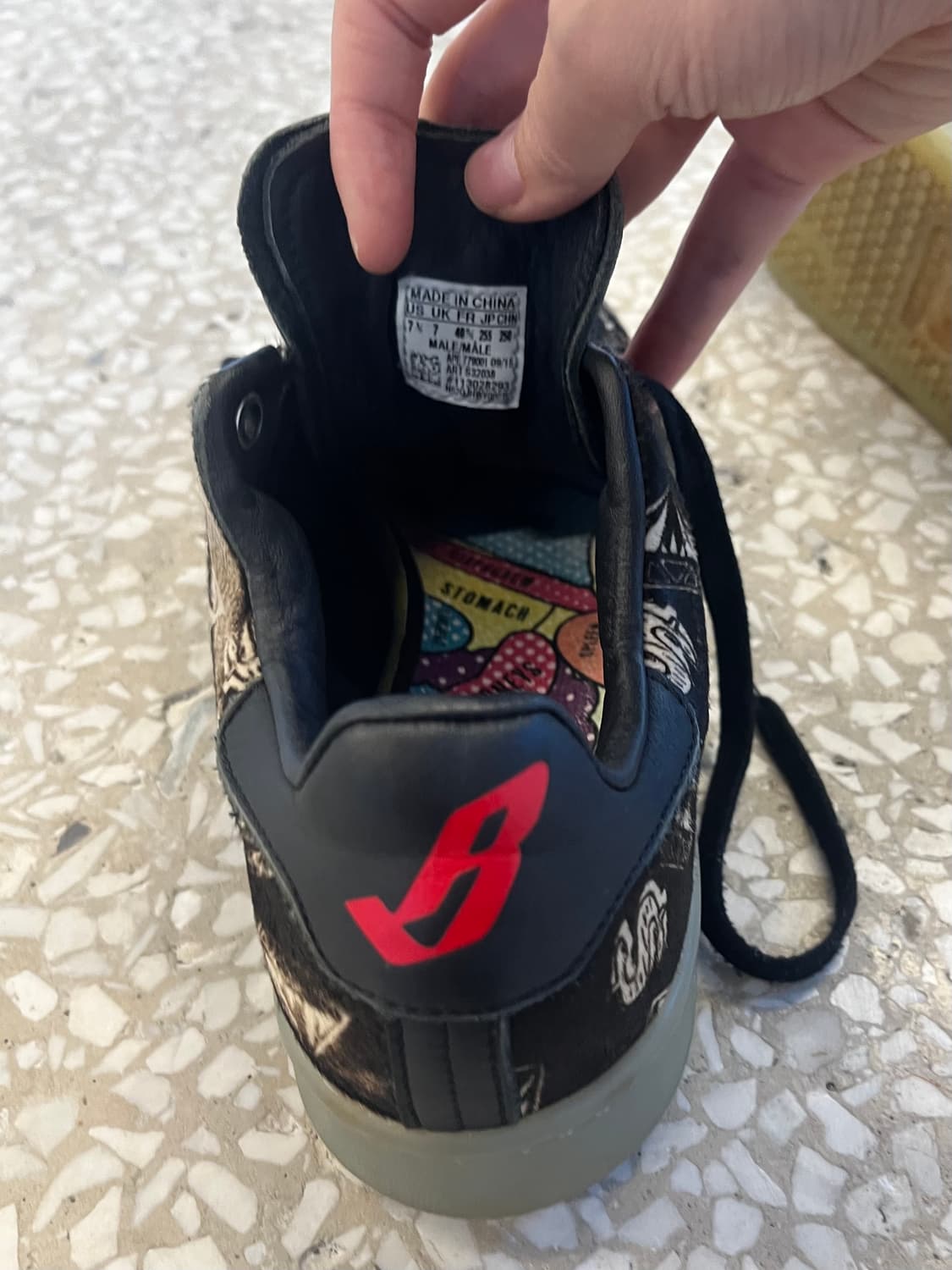 adidas Stan Smith Graphic Icons – Black 상품이미지5