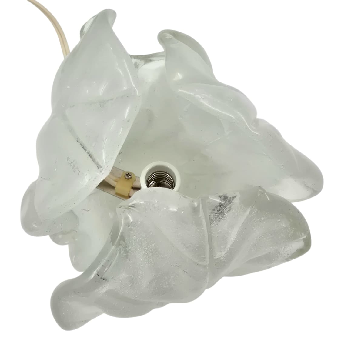 70s 이와타 핸드블로운 나뭇잎 마블 램프 상품이미지6