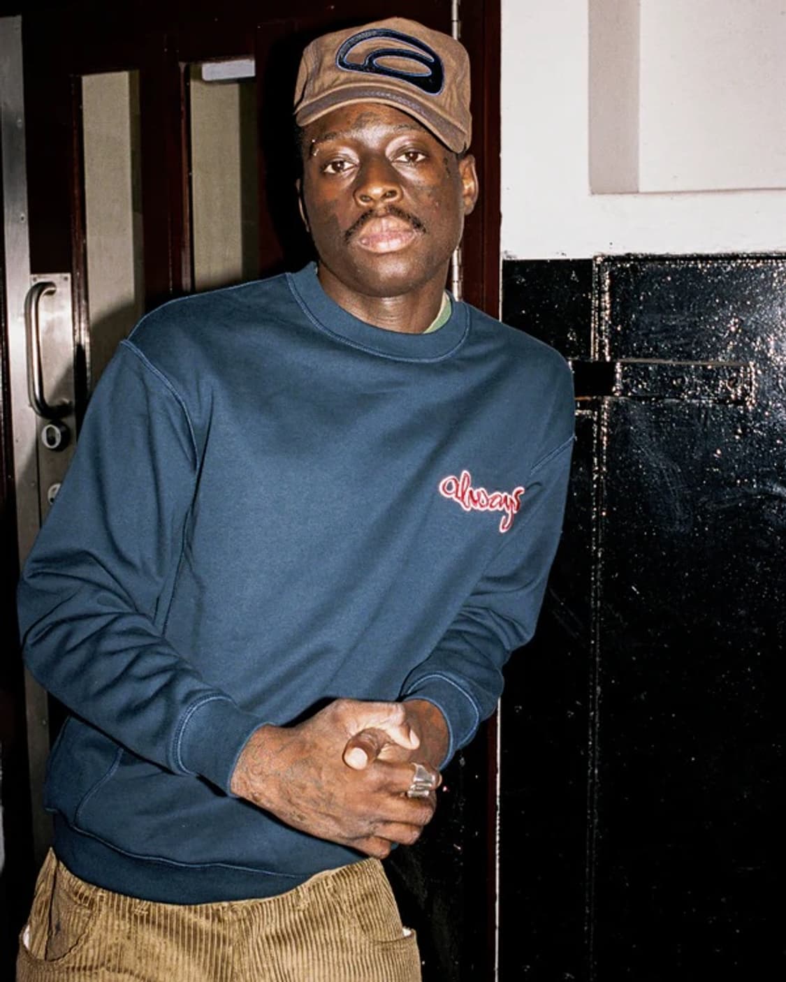 [OS] 올웨이즈 오발 로고 캡 브라운 상품이미지1