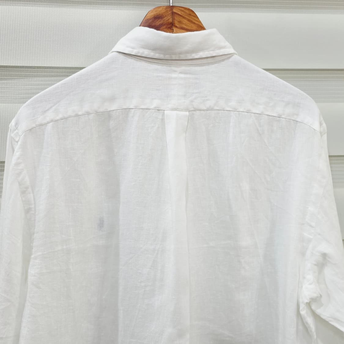 랄프로렌 화이트 린넨 셔츠- M 상품이미지6