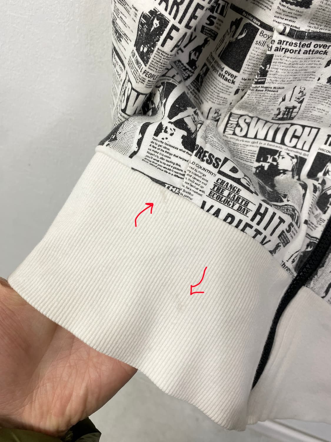 네코미미 y2k 갸루 후드집업 상품이미지10