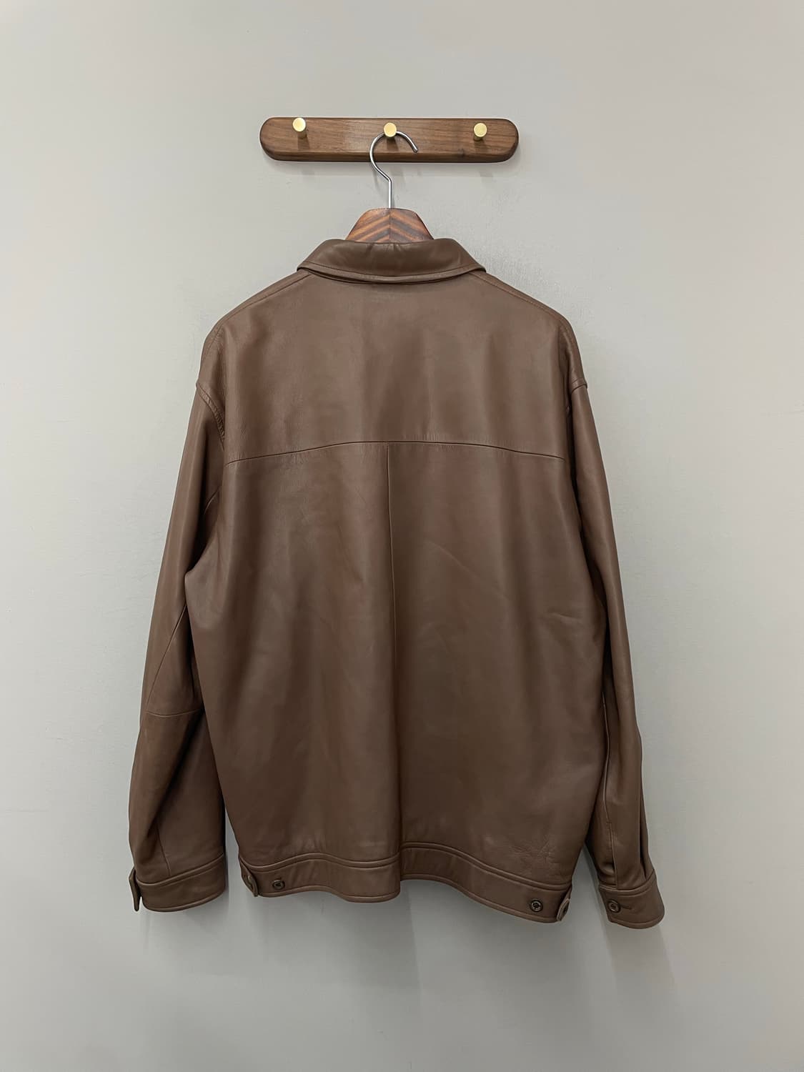 폴로 랄프로렌 브라운 레더자켓 H2439 상품이미지3