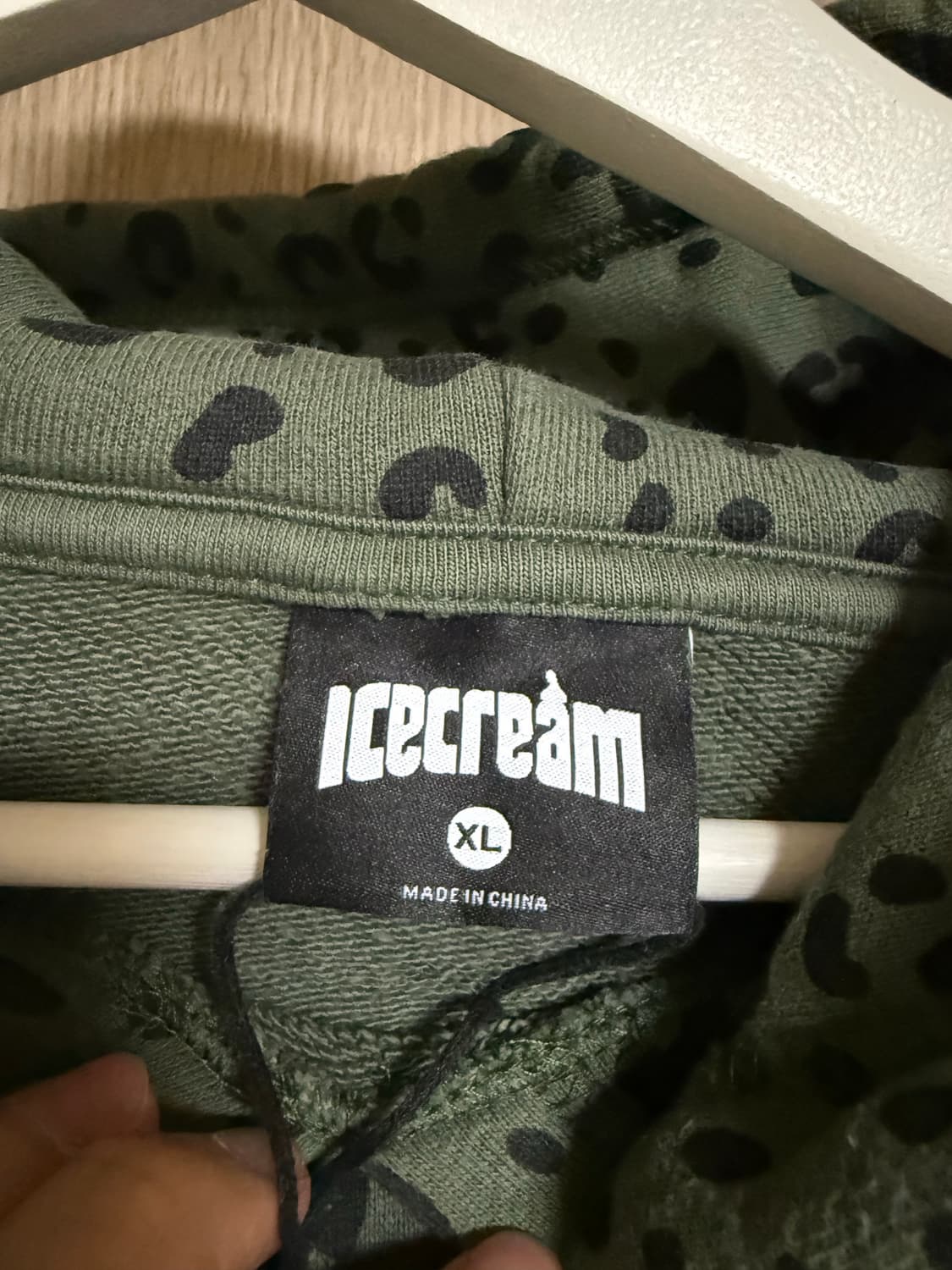 Bbc icecream 레오파드 후드티 상품이미지2