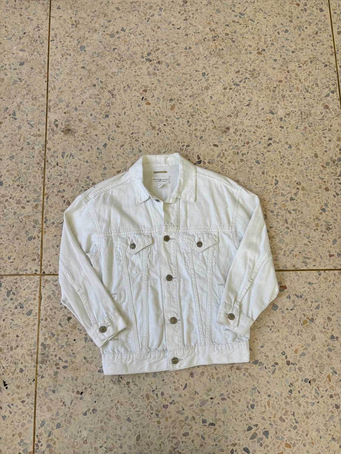 DENIM&SUPPLY RALPH LAUREN 화이트 트러커 데님 자켓 상품이미지8