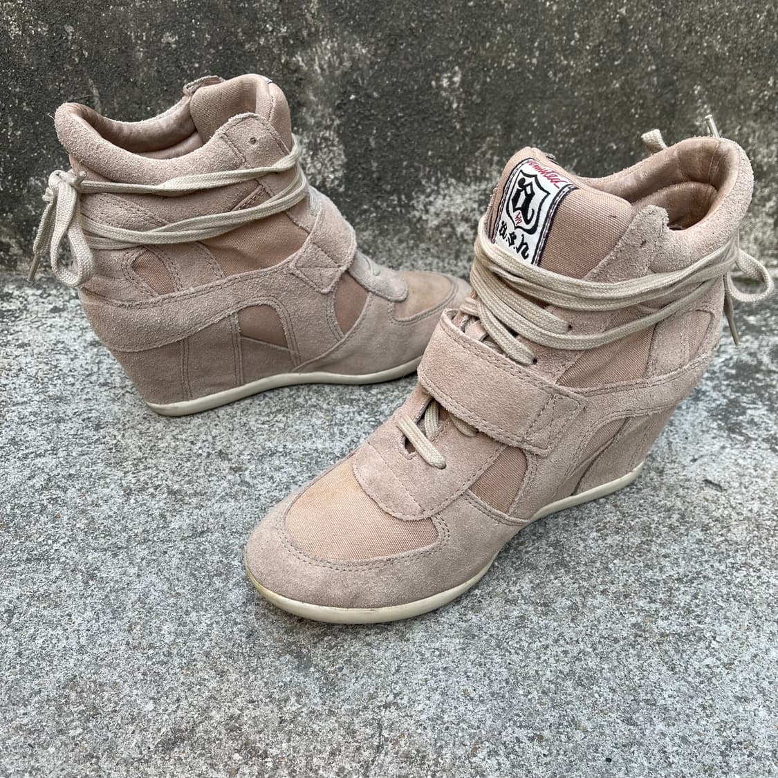 [37] ASH 스웨이드 웨지힐 스니커즈 (240) 상품이미지5