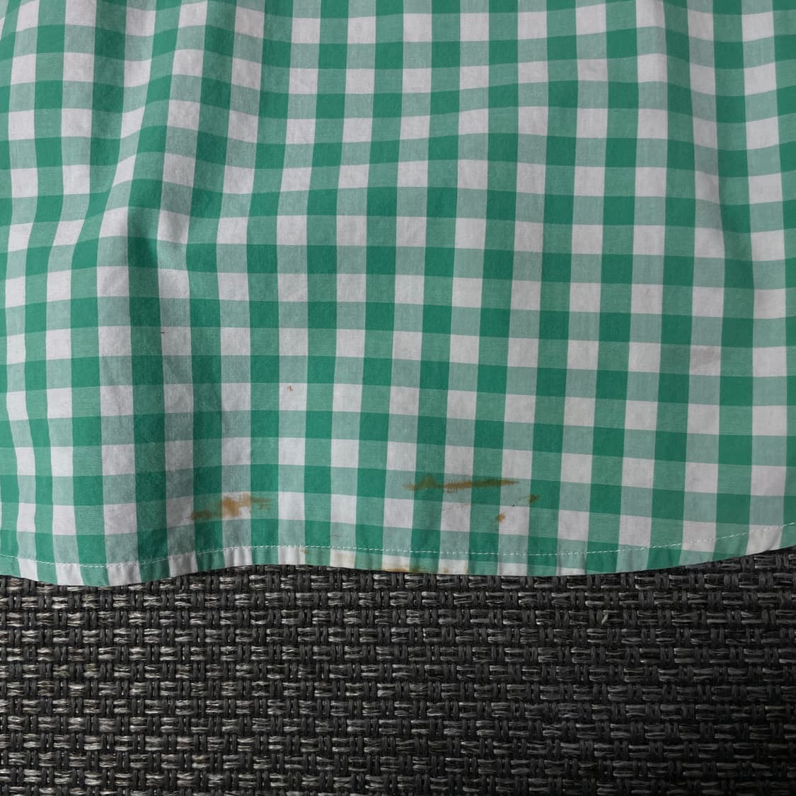  타미힐피거 미니자수 그린 체크 패턴 긴팔 셔츠 빈티지핏 XL 상품이미지7