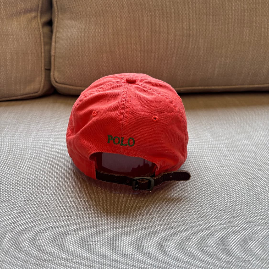 폴로 랄프로렌 볼캡 오렌지 모자 상품이미지6